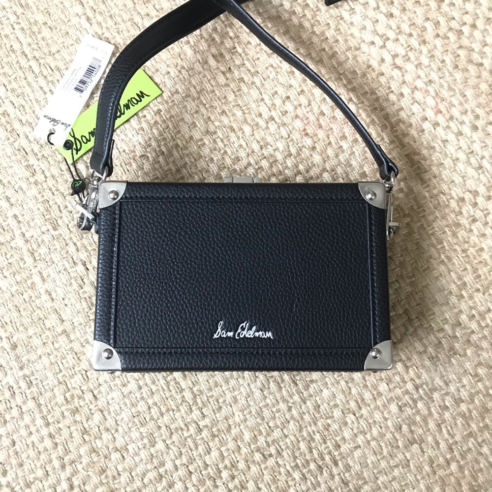 Sam Edelman Shayna Black Embellished Crossbody Bag - Picture 4 of 7